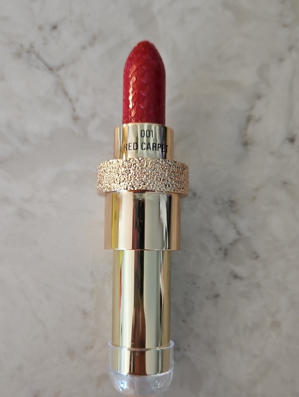 Jimmy Choo Seduction Collection Satin Lip Color, 0.12 oz, NIB, 001 Red Carpet